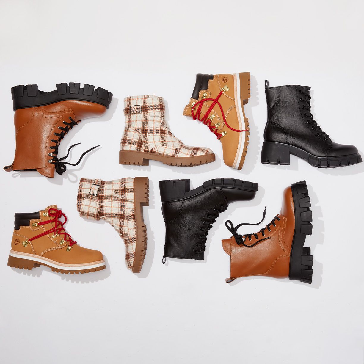 Combat & Lug Sole Boots Up to 60% Off